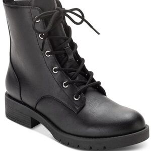 Sun + Stone Black Combat Boots